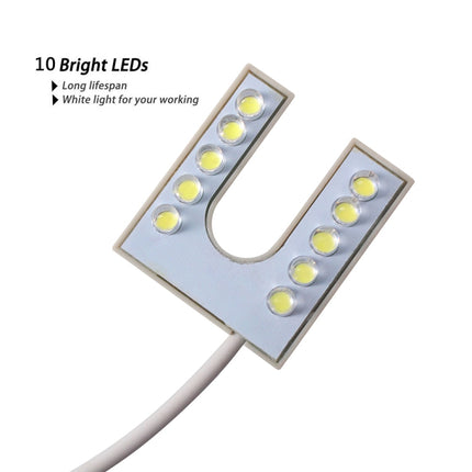 LED Sewing Machine Light U-shaped Bright Magnet Work Energy Saving Light(EU Plug)-garmade.com