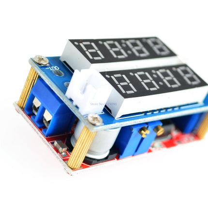 5A Constant Current Constant Voltage LED Drive Adjustable Power Supply Lithium Ion Battery Charging Current Voltage Meter-garmade.com