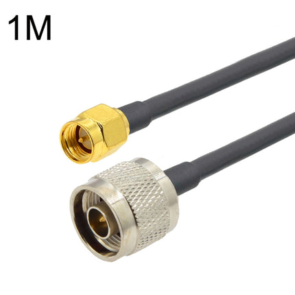 SMA Male to N Male RG58 Coaxial Adapter Cable, Cable Length:1m-garmade.com
