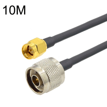 SMA Male to N Male RG58 Coaxial Adapter Cable, Cable Length:10m-garmade.com