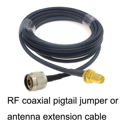 RP-SMA Female To N Male RG58 Coaxial Adapter Cable, Cable Length:10m-garmade.com