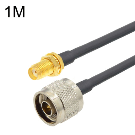 SMA Female To N Male RG58 Coaxial Adapter Cable, Cable Length:1m-garmade.com