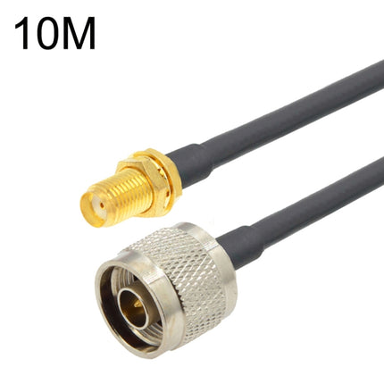 SMA Female To N Male RG58 Coaxial Adapter Cable, Cable Length:10m-garmade.com