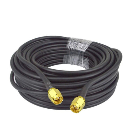 SMA Male To SMA Male RG58 Coaxial Adapter Cable, Cable Length:0.5m-garmade.com