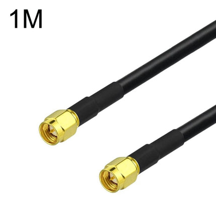 SMA Male To SMA Male RG58 Coaxial Adapter Cable, Cable Length:1m-garmade.com