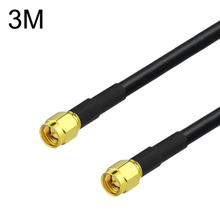 SMA Male To SMA Male RG58 Coaxial Adapter Cable, Cable Length:3m-garmade.com