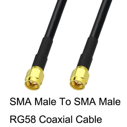 SMA Male To SMA Male RG58 Coaxial Adapter Cable, Cable Length:10m-garmade.com