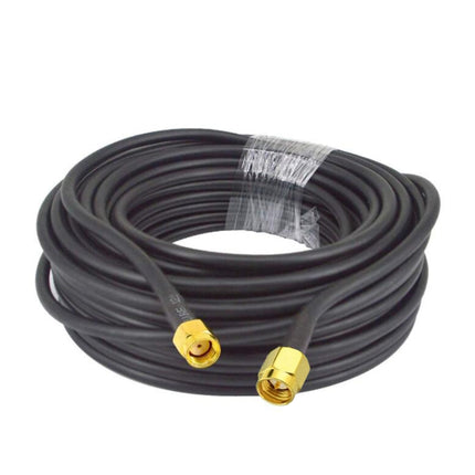 SMA Male To RP-SMA Male RG58 Coaxial Adapter Cable, Cable Length:0.5m-garmade.com