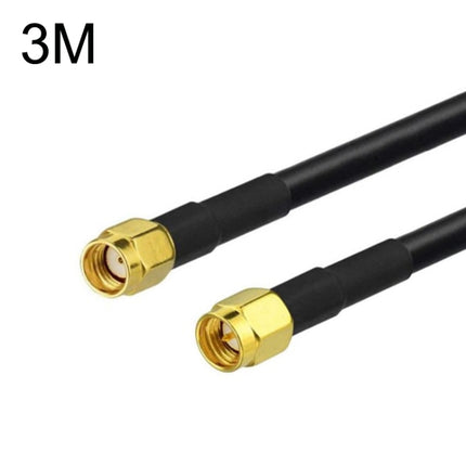 SMA Male To RP-SMA Male RG58 Coaxial Adapter Cable, Cable Length:3m-garmade.com