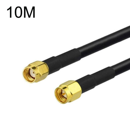 SMA Male To RP-SMA Male RG58 Coaxial Adapter Cable, Cable Length:10m-garmade.com
