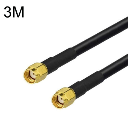 RP-SMA Male To RP-SMA Male RG58 Coaxial Adapter Cable, Cable Length:3m-garmade.com