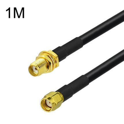 SMA Female To RP-SMA Male RG58 Coaxial Adapter Cable, Cable Length:1m-garmade.com