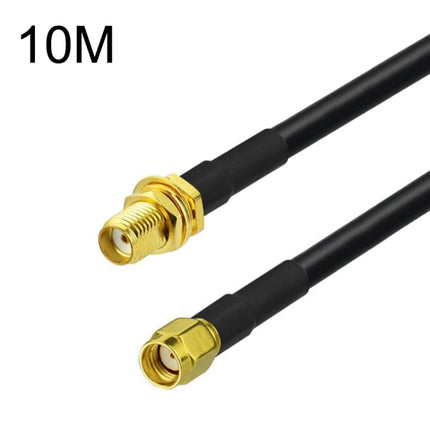 SMA Female To RP-SMA Male RG58 Coaxial Adapter Cable, Cable Length:10m-garmade.com