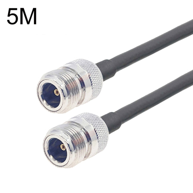 N Female To N Female RG58 Coaxial Adapter Cable, Cable Length:5m-garmade.com