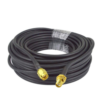 SMA Male To SMA Female RG58 Coaxial Adapter Cable, Cable Length:10m-garmade.com