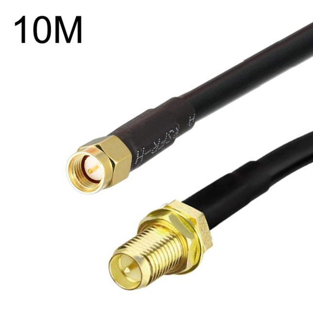 SMA Male To RP-SMA Female RG58 Coaxial Adapter Cable, Cable Length:10m-garmade.com