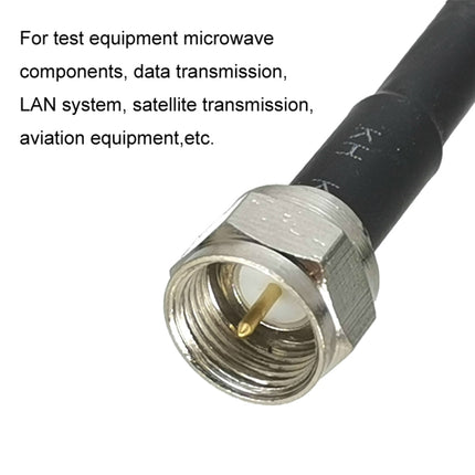SMA Male To F TV Male RG58 Coaxial Adapter Cable, Cable Length:3m-garmade.com