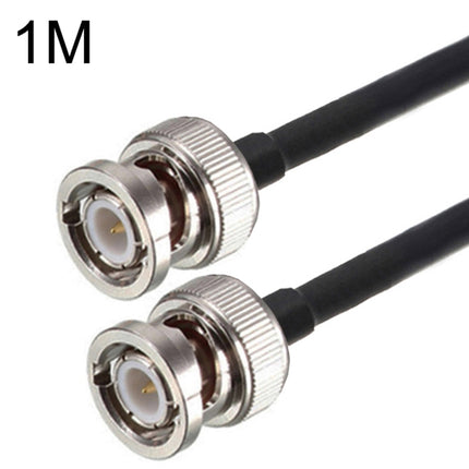 BNC Male To BNC Male RG58 Coaxial Adapter Cable, Cable Length:1m-garmade.com