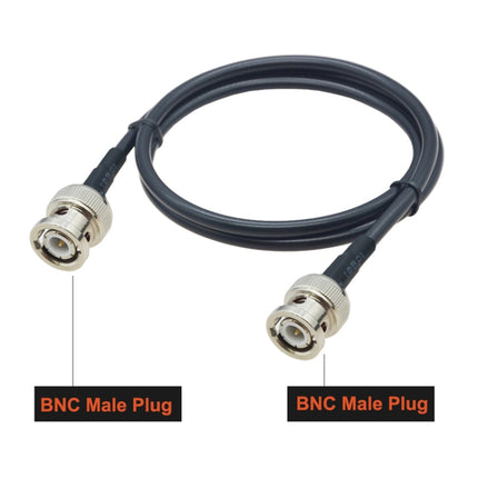 BNC Male To BNC Male RG58 Coaxial Adapter Cable, Cable Length:1.5m-garmade.com