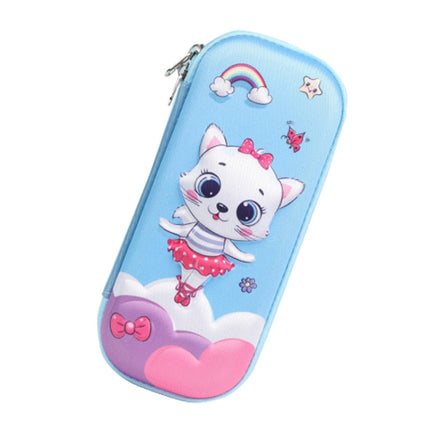 S-888 Elementary School Cartoon EVA Pencil Case Anti-fall 3D Stationery Box Color Random Delivery, Style:Dancing Kitten-garmade.com