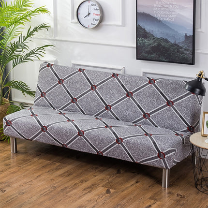 All-inclusive Cover Non-slip Armrestless Folding Sofa Bed Cover, Size:L(Troy)-garmade.com