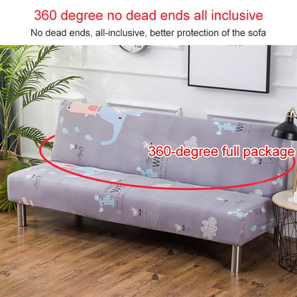 All-inclusive Cover Non-slip Armrestless Folding Sofa Bed Cover, Size:L(Troy)-garmade.com