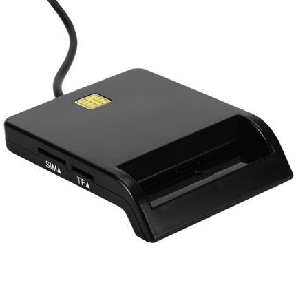 Smart Multi-function Card Reader for SD TF M2 MS bank card ID card SIM card-garmade.com