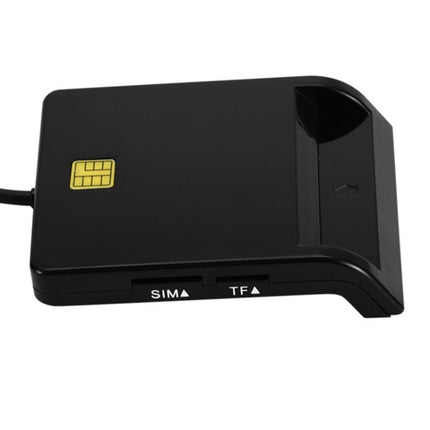 Smart Multi-function Card Reader for SD TF M2 MS bank card ID card SIM card-garmade.com