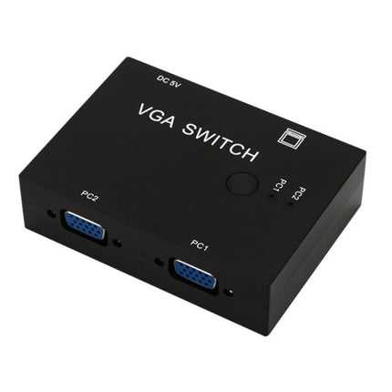 2-VGA Input to 1-VGA Output Switch Computer Host Switch Converter-garmade.com