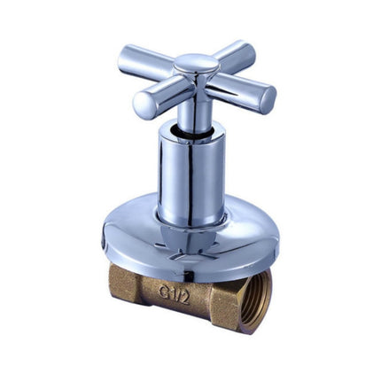 Tap Water Switching Valve Water Pipe Main Gate 4 Points Inner Wire Tooth Copper Submerged Valve(72-0001)-garmade.com