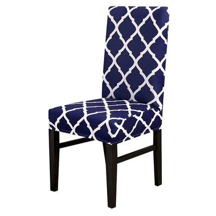 Universal Simple Stretch Chair Cover(Dark Blue)-garmade.com