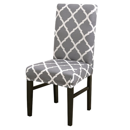Universal Simple Stretch Chair Cover(Grey)-garmade.com