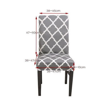 Universal Simple Stretch Chair Cover(Coffee)-garmade.com
