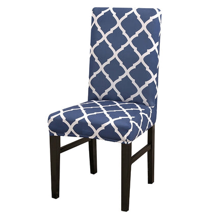 Universal Simple Stretch Chair Cover(Lake Blue)-garmade.com