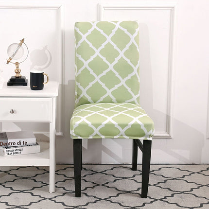 Universal Simple Stretch Chair Cover(Grey Green)-garmade.com