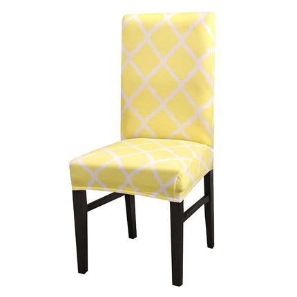 Universal Simple Stretch Chair Cover(Yellow)-garmade.com