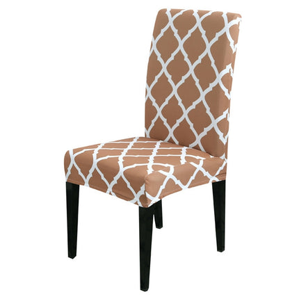 Universal Simple Stretch Chair Cover(Camel)-garmade.com