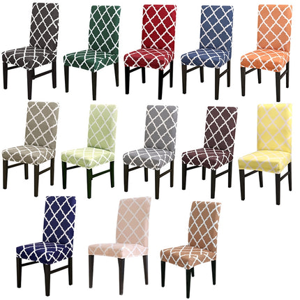 Universal Simple Stretch Chair Cover(Orange)-garmade.com