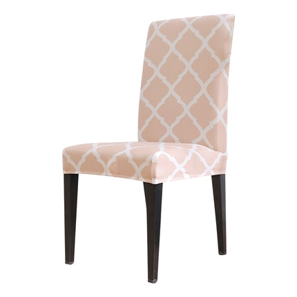 Universal Simple Stretch Chair Cover(Light Pink)-garmade.com