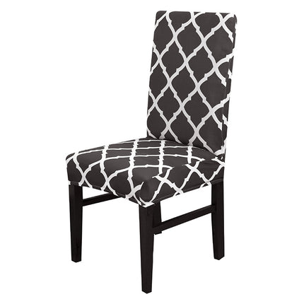 Universal Simple Stretch Chair Cover(Black)-garmade.com