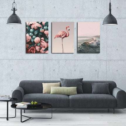 B283 Canvas Painting Modern Wall Art Poster Home Decoration with Frame, Size:30x40cm(Sea)-garmade.com