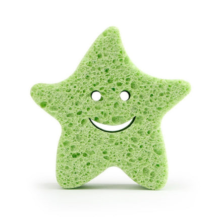 Baby Newborn Child Bath Artifact Sponge(Green Starfish)-garmade.com