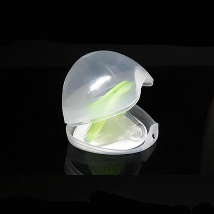 Baby Child Silicone Soft Round Head Resistant to Tearing Sleepy Pacifier(Fresh Green)-garmade.com