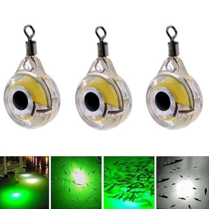 LED Lure Fish Lamp Fisheye Underwater Fish Lamp(Green)-garmade.com