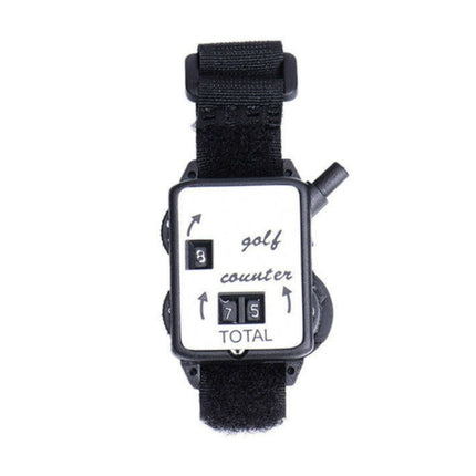 Portable Golf Manual Watch Appearance Counter(Black)-garmade.com