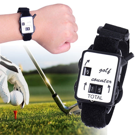 Portable Golf Manual Watch Appearance Counter(Black)-garmade.com