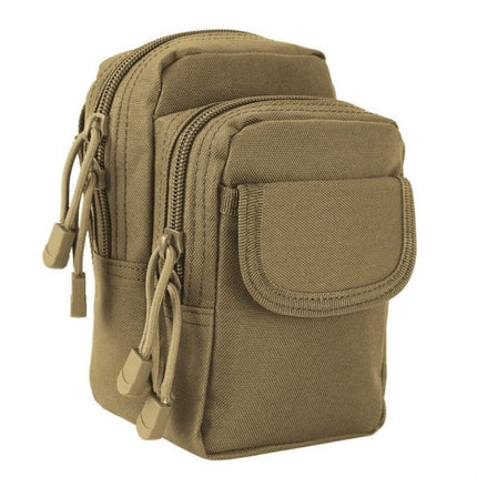 Small Pocket Gadget Belt Waist Bag Phone Bag Holster(Brown)-garmade.com