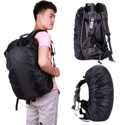 35L Adjustable Waterproof Dustproof Backpack Rain Cover Portable Ultralight Protective Cover(Orange)-garmade.com