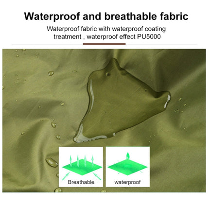 35L Adjustable Waterproof Dustproof Backpack Rain Cover Portable Ultralight Protective Cover(Black)-garmade.com