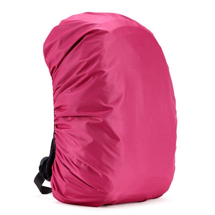 45L Adjustable Waterproof Dustproof Backpack Rain Cover Portable Ultralight Protective Cover(Pink)-garmade.com